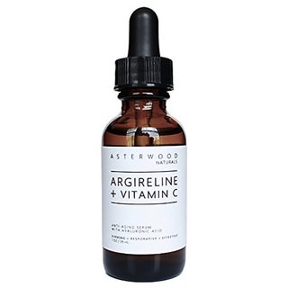 Argireline + Vitamin C Serum With Organic Hyaluronic Acid 1 Oz - Anti Aging, Anti Wrinkle - Face Moisturizer Dry Skin &