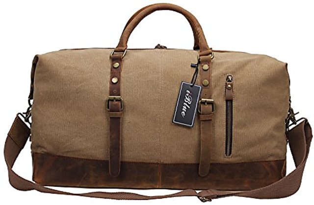 Oversized canvas cheap duffle bag