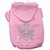 Mirage Pet Products 16-Inch Rhinestone Fleur De Lis Shield Hoodies, X-Large, Pink