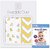 SwaddleDesigns SwaddleDuo 2pack with The Happiest Baby DVD Bundle, Chic Chevron Duo, Yellow