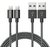 ONSON Lightning Cable,2Pack 6FT Nylon Braided USB Cord Charging Cable for iPhone 7/7 Plus,6/6S/6 Plus/6S Plus,5/5S/5C/SE