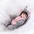 SanyDoll Reborn Baby Doll Soft Silicone 18inch 45cm Magnetic Lovely Lifelike Cute Lovely Holiday gifts childrens playmat