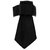 Platinum Pets Formal Dog Necktie and Collar , 10-11-Inch, Black