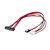 Sienoc 29PIN Female to 7PIN Female SATA + 4PIN Male Power Adapter Cord Extension Converter Cable - 40cm