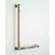 Jaclo G21-12H-16W-RH-ACU 90 Degree Reeded with Finials Grab Bar with Right-Hand Configuration, Satin Nickel