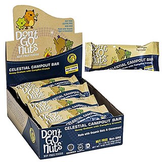 Dont Go Nuts Nut-Free Organic Snack Bars, Celestial Campout, Honey Graham, White And Dark Chocolate And Crunch, 12 Count