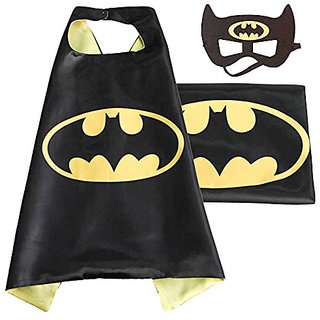 (Batman) ROXX Superhero Superman Kids Girl And Boy Cape And Mask Costume For Child