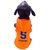 NCAA Syracuse Orange Cotton Lycra Hooded Dog Shirt, X-Small Orange/Blue