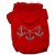 Mirage Pet Products 20-Inch Rhinestone Anchors Hoodies, 3X-Large, Red