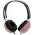 Crystal Rhinestone Bling DJ Over-Ear Headphones (Light Pink )