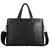 Bostanten Synthetic Leather Briefcase Cross-body Shoulder Laptop Bag for Men Black