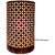 AH Copper Color Geometrical Design Iron Table Lamp