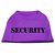 Mirage Pet Products 8-Inch Security Screen Print Shirts for Pets, X-Small, Purple with White Text