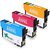 EBBO Replacement for Epson 220XL Ink Cartridge High Yield 3 Color(1Cyan,1Magenta,1Yellow) Compatible with Epson WF-2650