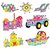 WEKITY 360pcs Magnetic Sticks Geometric Sorting Magnetic Stick N Stack Accessories Building Set Free Package Bag and Pic