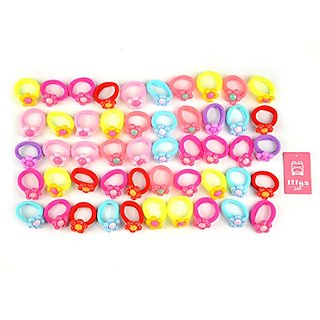 LILYS PET Pet Cat Puppy Small Dog Hair Bows,Small Flowers Topknot Rubber Bands(Hair Bows)