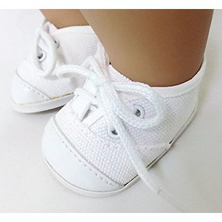 White baby best sale doll shoes
