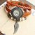 MONSTER-MASTER Flying Wings Leather Watch Men and Women Lovers Watch Fashion-NP071Q Watches