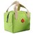 Ecokaki (TM) Three Layers Thermal Insulation Lunch Tote Lunch Bag Canvas Travel Picnic Handbag Snack Bag, Light Green