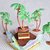 Palm Tree with Coconuts Cake Topper (8 Count)