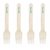 Dress My Cupcake Natural Wood Candy 100-Pack Buffet Forks DIY Kit, Its a Girl, Kelly Green