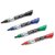 Quartet EnduraGlide Dry-Erase Markers, Bullet Tip, Assorted Colors, 4 Pack (5001-1M)