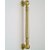 Jaclo G21-16-PG Straight Reeded with Finials Grab Bar, Satin Brass