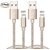 ETopLike 2Pack 10Ft iPhone Lightning to USB Syncing and Charging Cord Data Cable with Aluminum Alloy Connector for iPhon