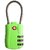 Travelsky 13324 TSA 3-dail luggage cable lock (green)