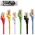 Cat7 Shielded Ethernet Patch Cable 3ft 6 Pack ( Highest Speed Cable ) Flat Ineternet/ Network Cable with Snagless RJ45 C