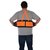 Liberty DuraWear Plain Back Support Belt with Hi-Vis Fluorescent Orange Attached Suspenders, Small, Black