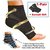 iBuylinks copper compression ankle sleeves + + (Free Gift 1pc Rfid Block Sleeve for Credit Card) (S/M)