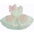 Fitwarm High Quality Luxury Pink Rose Dog Wedding Dress Tutu Pet Bride Clothes Apparel, Medium