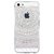 iPhone SE Case, JAHOLAN Beautiful Clear TPU Soft Case Rubber Silicone Skin Cover for iPhone 5/5S/SE - Light Pink and Whi