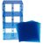 Premium Clear Blue Stackable Base Plates - 10 Pack 6