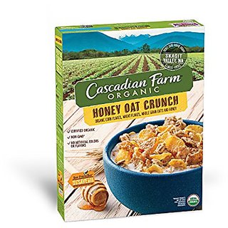 Cascadian Farm Cereal Organic Honey Crunch Oat, 13.5 Ounce