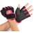 Flammi Sport Cycling Fitness GYM Weightlifting Exercise Half Finger Gloves for Women (Pink)