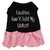 Mirage Pet Products 20-Inch Cant Hold My Licker Screen Print Dress, 3X-Large, Black with Pink
