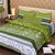 NEW BPITCH Pure Cotton (90x100 inch) Mega Bed Spread - Leaf Green Design