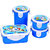 Colorful Lunch Box - Leak Proof (4 Pcs In A Pack) - WS