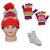 Baby Woolen 1 pair Gloves + 1 Cap + 1 pair Socks