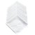White Six-6  Cotton White Handkerchief by 7Star