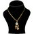 Trisha Jewels 24K Gold Plated Pendant In Mulit Colour Stone