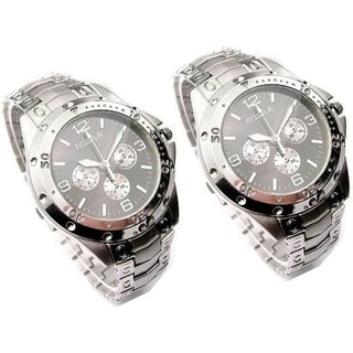 Rosra silver Combo Rosra Watch for Mens by Eglob
