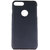 100 Microns Protective Leather Mobile Cover for I Phone 7 Plus   in Black colour