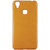 100 Microns Protective Leather Mobile Cover for VIVO V3  in Mustard colour