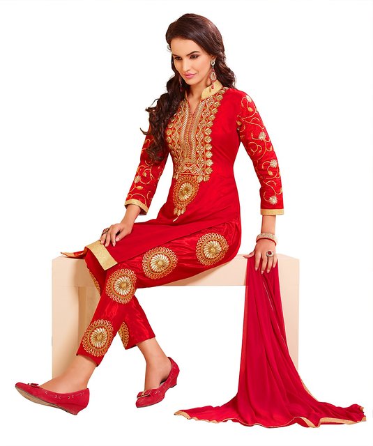 shopclues dress material