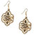 The99Jewel by JewelMaze Zinc Alloy Gold Plated Austrian Stone Dangle Earrings-FAC0260