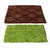 Story@Home Brown|Green Cotton Blend Set Of 2 Doormat