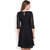 Tokyo Talkies Black Plain A Line Dress For Women